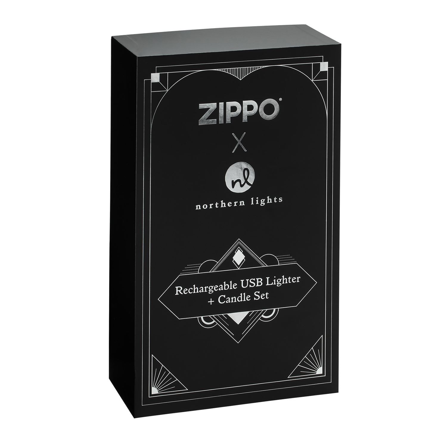 Zippo® Candy Apple Red Rechargeable Candle Lighter & 8 oz Cranberry Mimosa Candle Gift Set 5