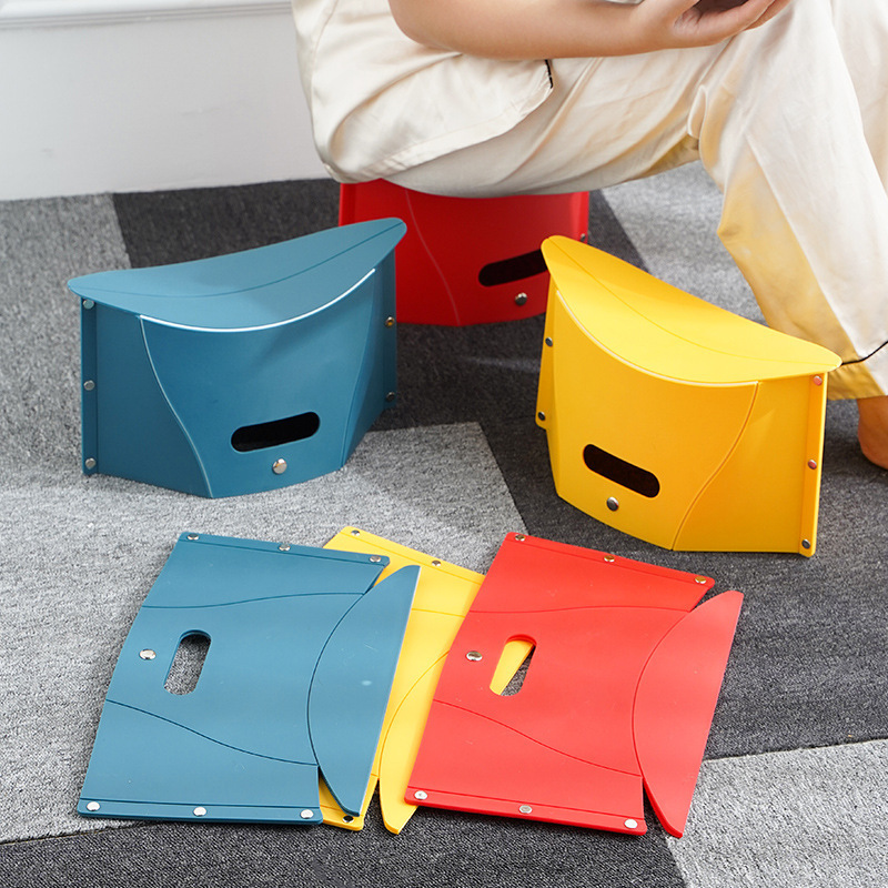 Folding Portable Plastic Stool Lightweight Camping Fishing 2
