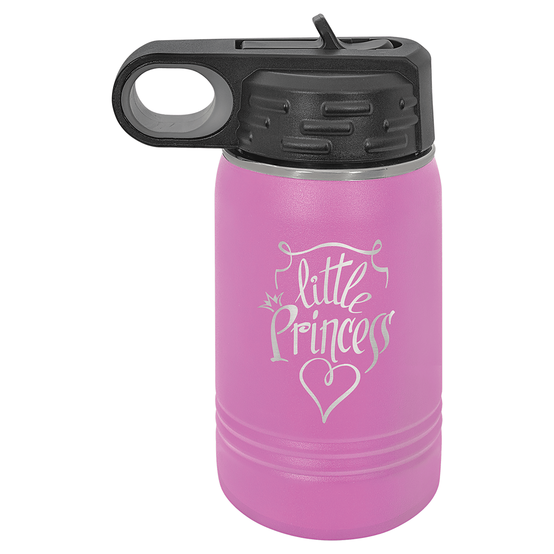 12 oz. Light Purple Laser Engraved Polar Camel Water Bottles 2