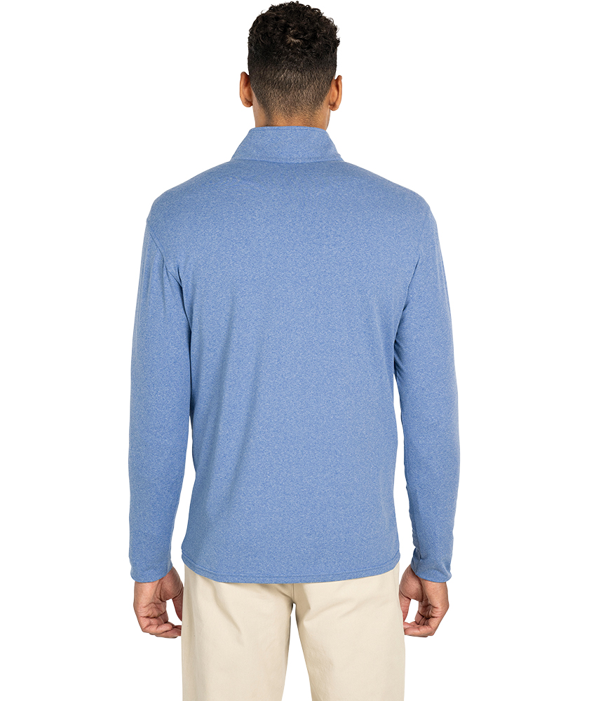 Men's Heathered Eco-Logic Stretch Quarter Zip, custom hoodie or sweatshirt with logo imprint 37