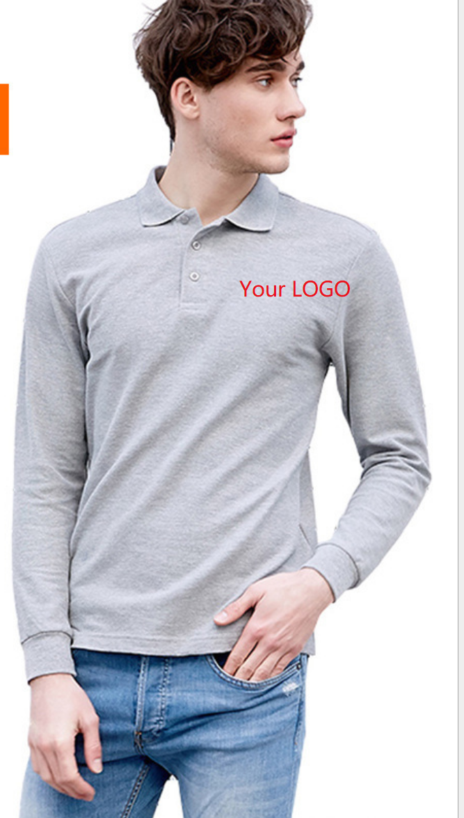 Men's Long Sleeve Polo Shirt 6