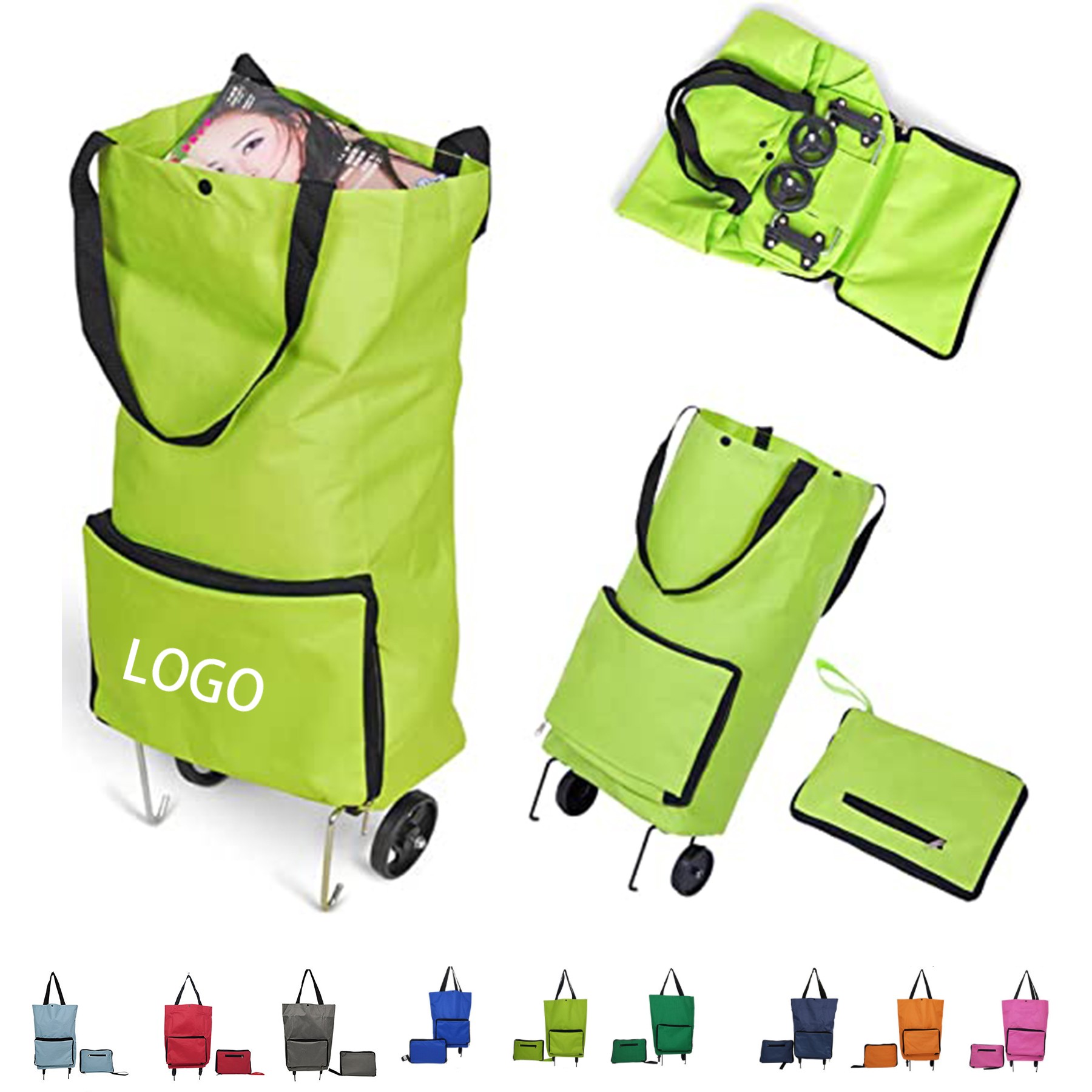 Folding Shopping Cart Bag 1