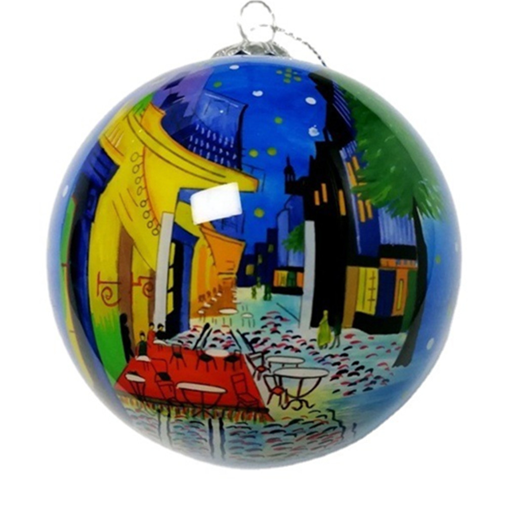 Hand Drawing Glass Christmas Ball 3