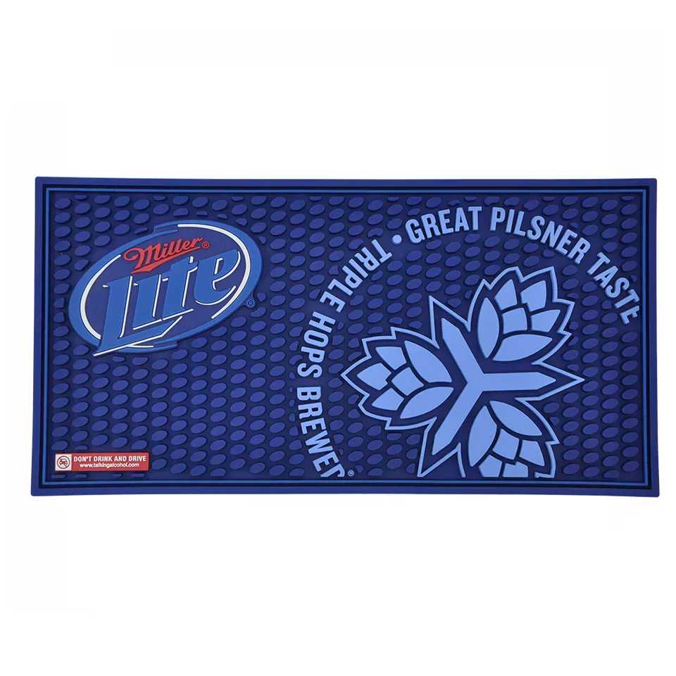 Custom PVC Counter Rail Mat 12''x18'' 5