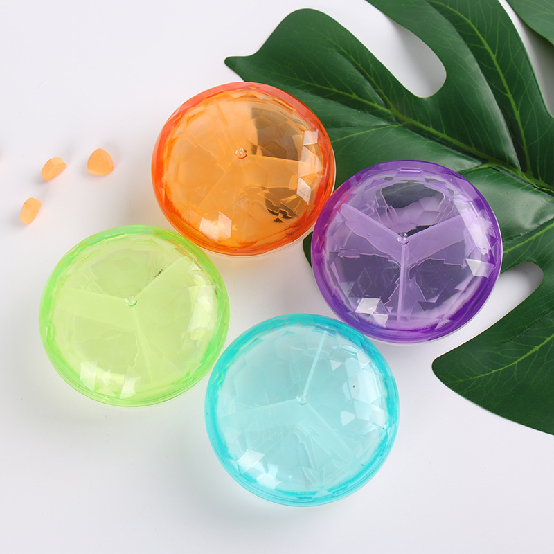 Clear Round Pill Box 8