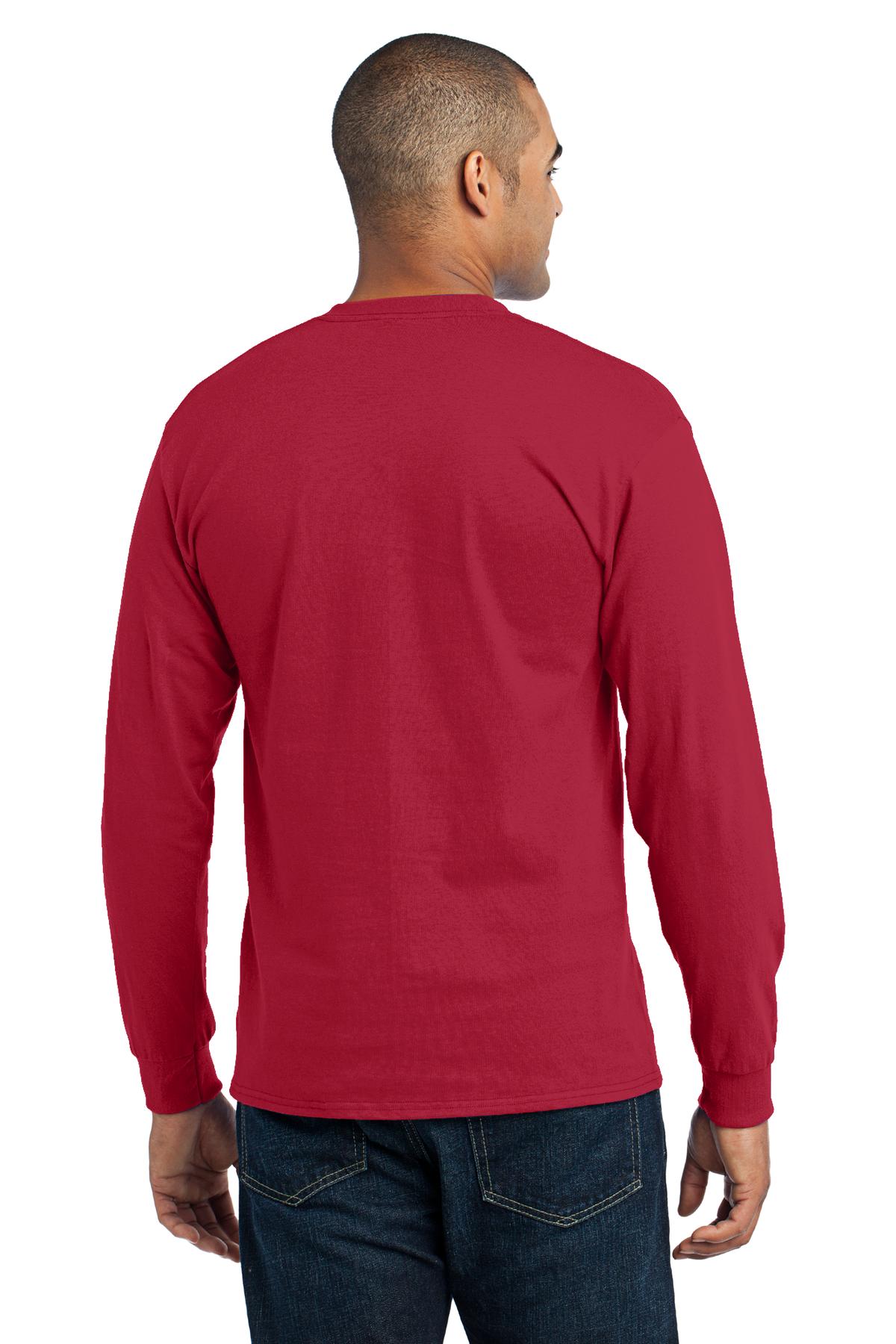 Port & Co Long Sleeve Core Blend Tee. PC55LS 1