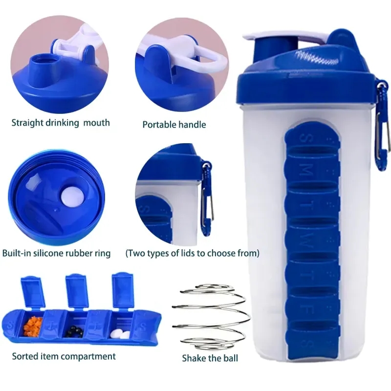 7 Days Planner Travel Pill Organizer Drinking Cup 3