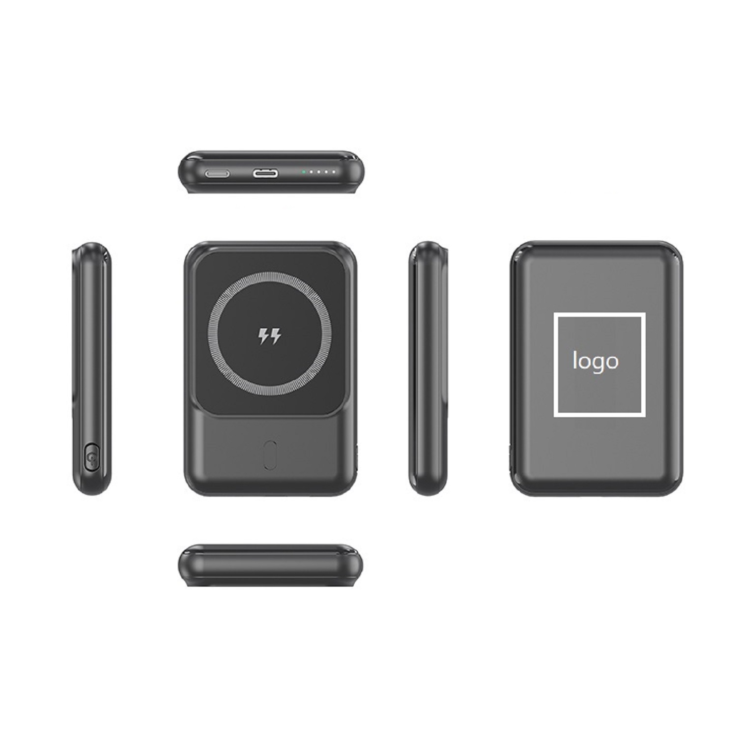 Magnetic Wireless Fast Charging Power Bank - 5000 mAh 2
