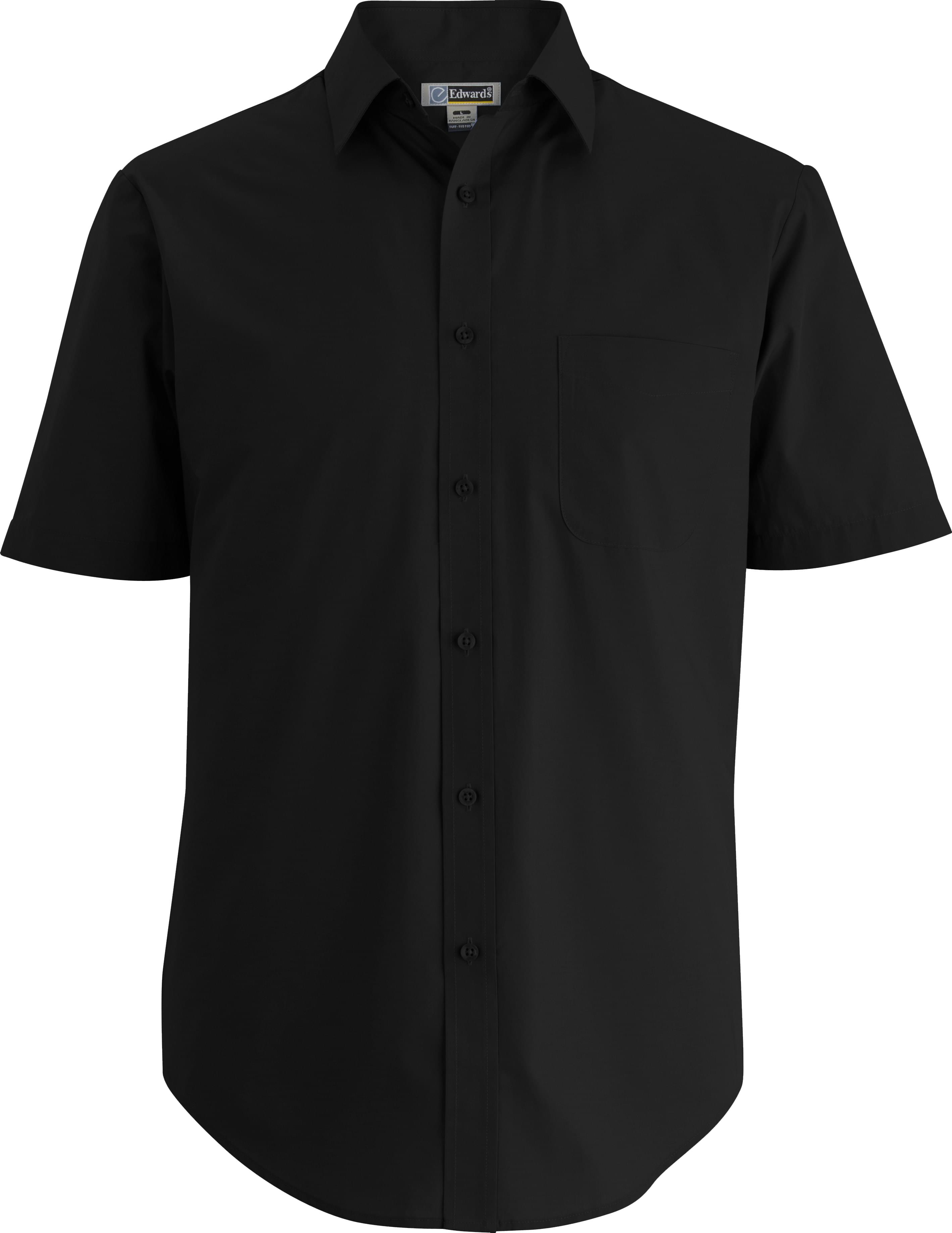 Essential Broadcloth Short Sleeve Mens Shirt
