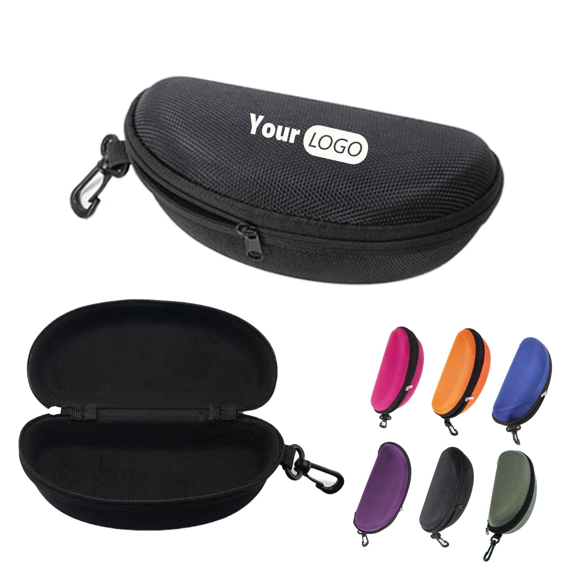 Hard EVA Shell Sunglasses Case With Carabiner 7