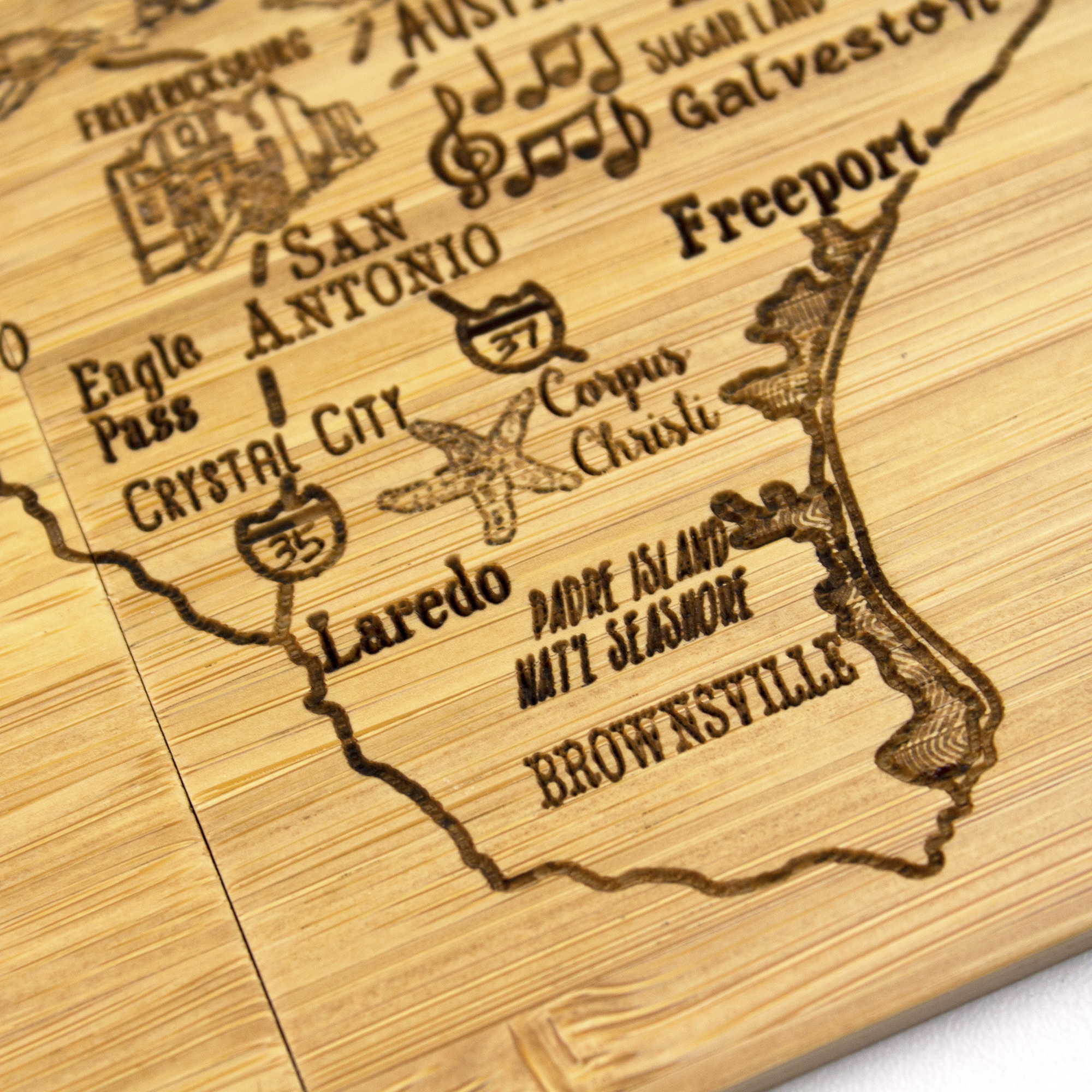 Texas Puzzle Coaster Set 12