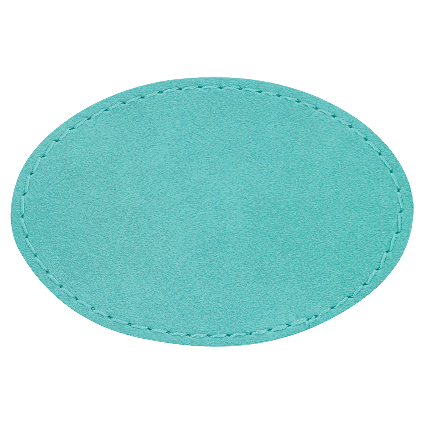 3 1/2" x 2 1/2" Oval Leatherette Patch with Adhesive 4