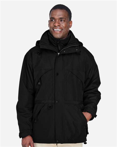 Men's 3-in-1 Parka with Dobby Trim - 88007 4