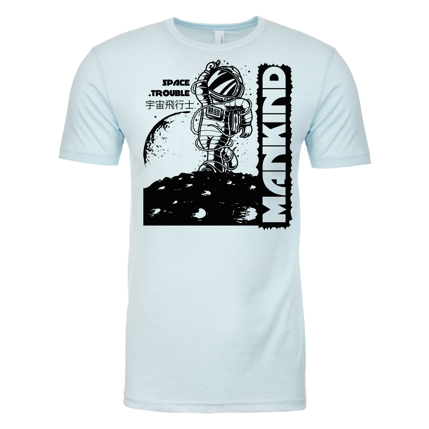 Next Level™ 4.3 oz. Poly/Cotton Blend T-Shirt (1 Color Imprint) 21