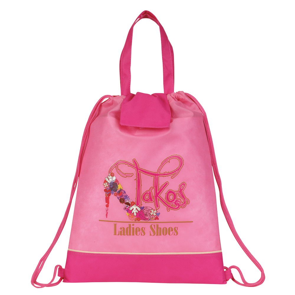 Polypropylene Two Way Drawstring Tote 1