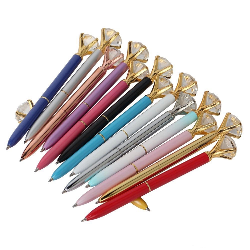 Luxury Big Crystal Diamond Ballpoint Pens 3