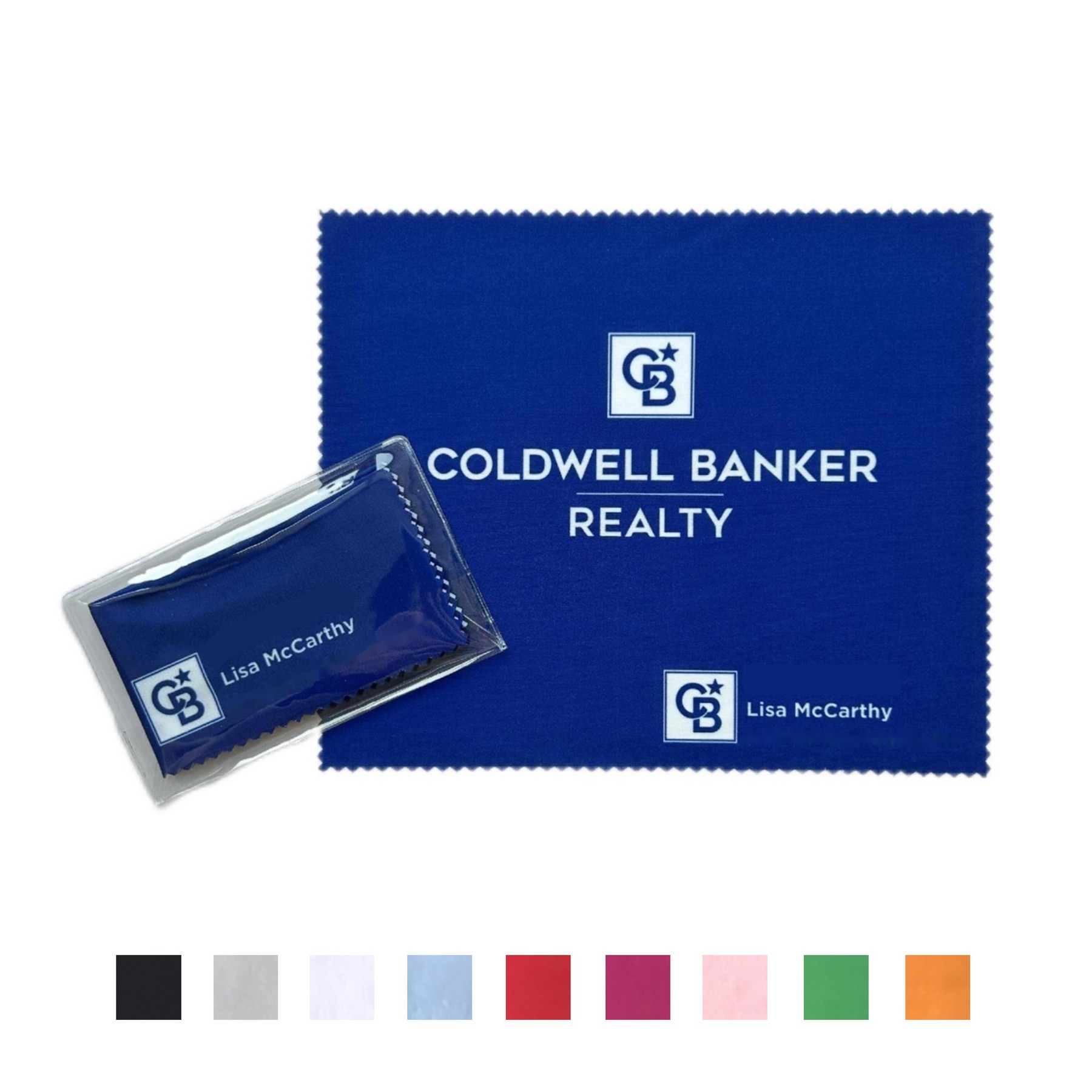 6"x6" Microfiber Cloth with Optional Vinyl Pouch 10
