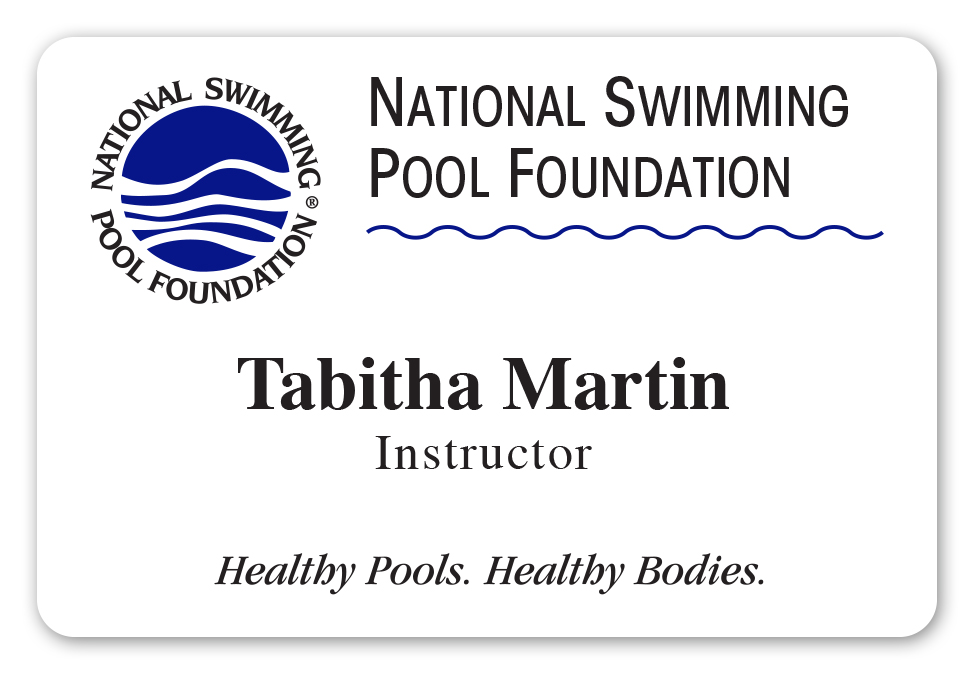 Full Color Name Badge w/ Personalization (2"x3") Rectangle 3