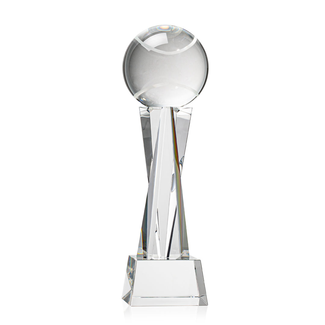 Tennis Ball Award on Grafton Base - Clear 8