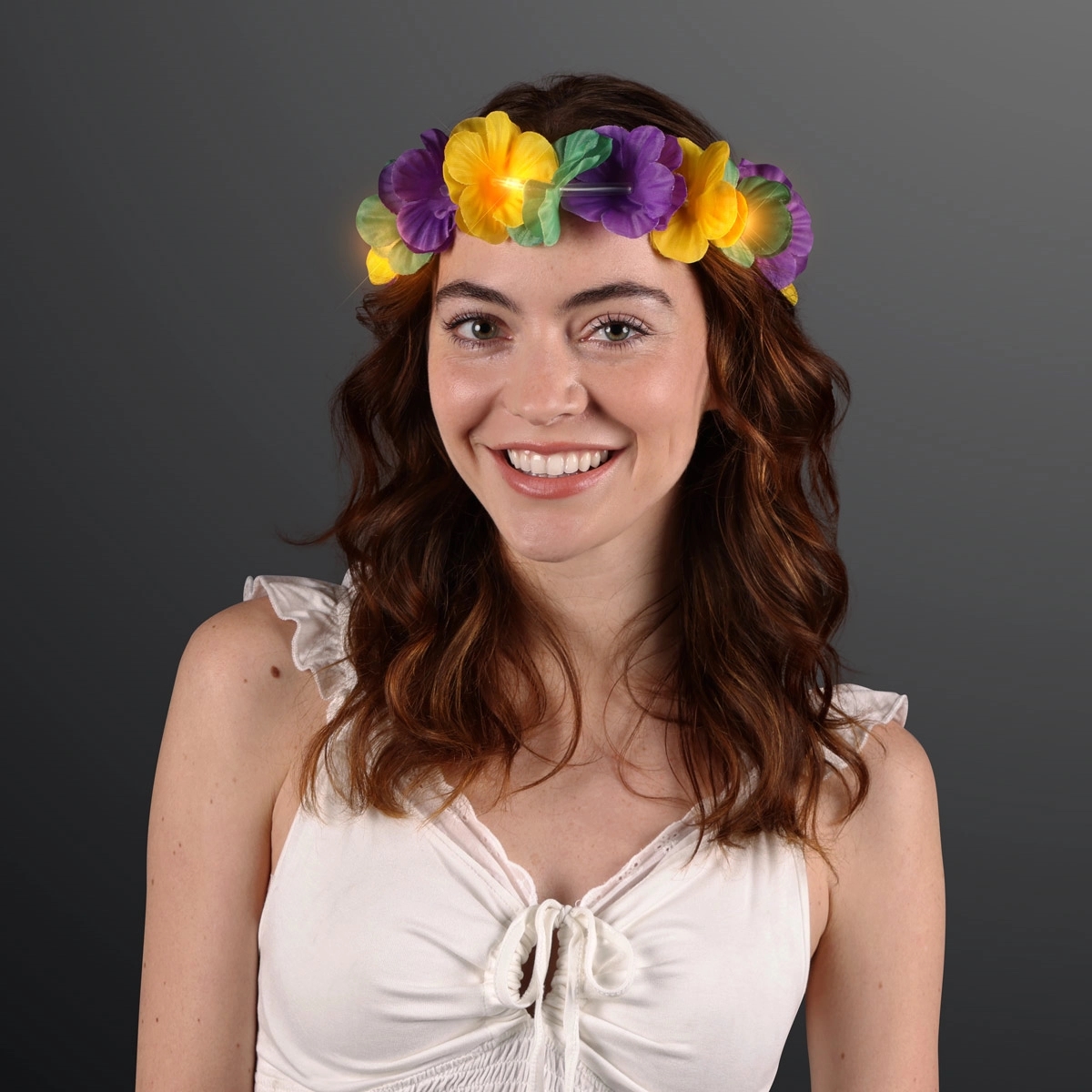 LED Value Flower Crowns, Lei Headband 5