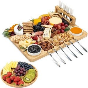 Bamboo Cheese Board Set 1