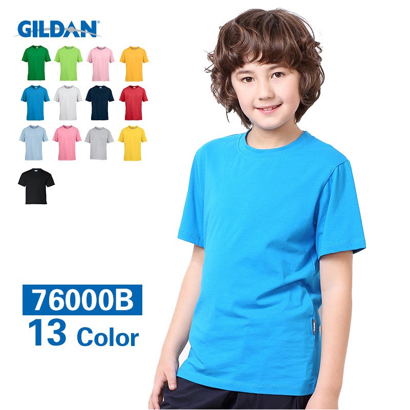 Child cotton combed T-shirts Stock 2