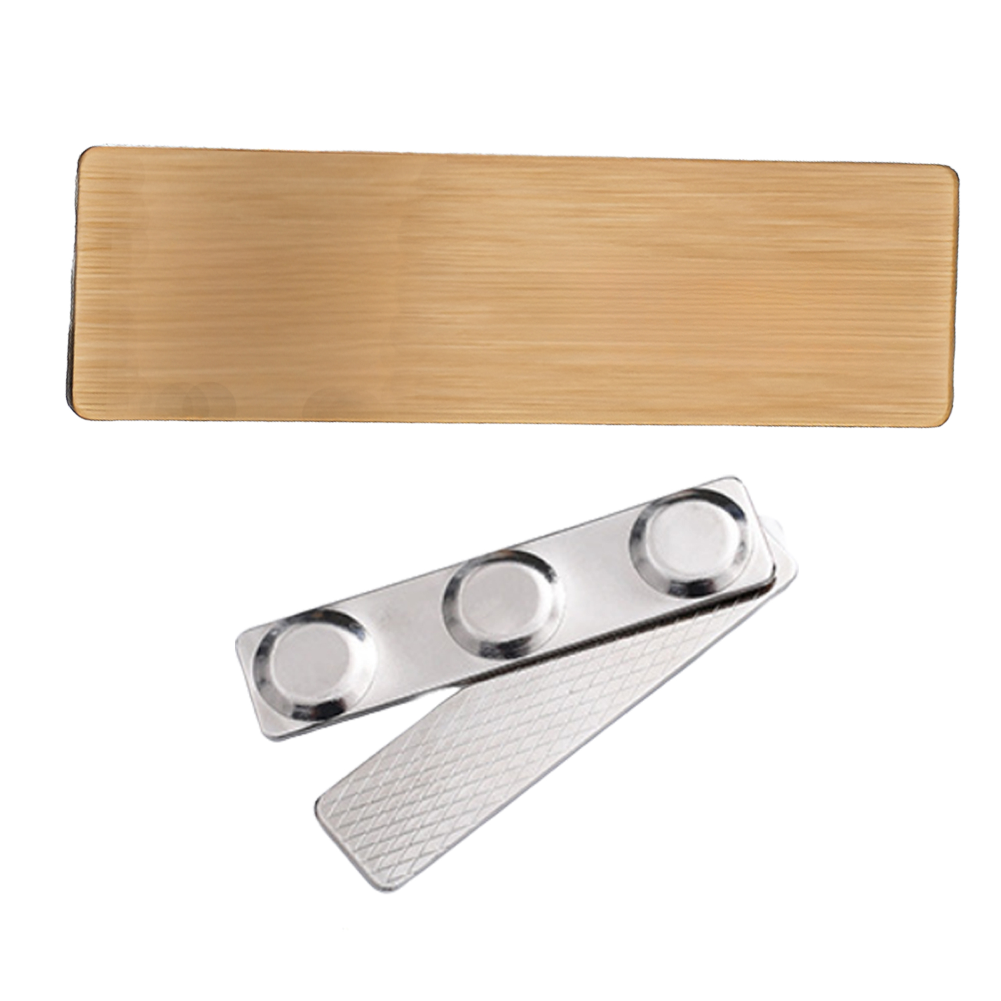 MOQ 20 PCS Stylish Stainless Steel Magnetic Name Tag 7