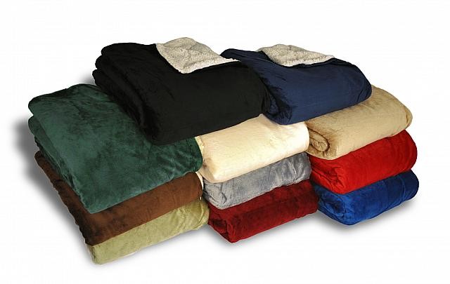 Micro Mink Sherpa Blanket - Blank 6