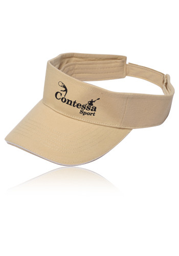 Solid Color Brushed Cotton Sandwich Visors 15