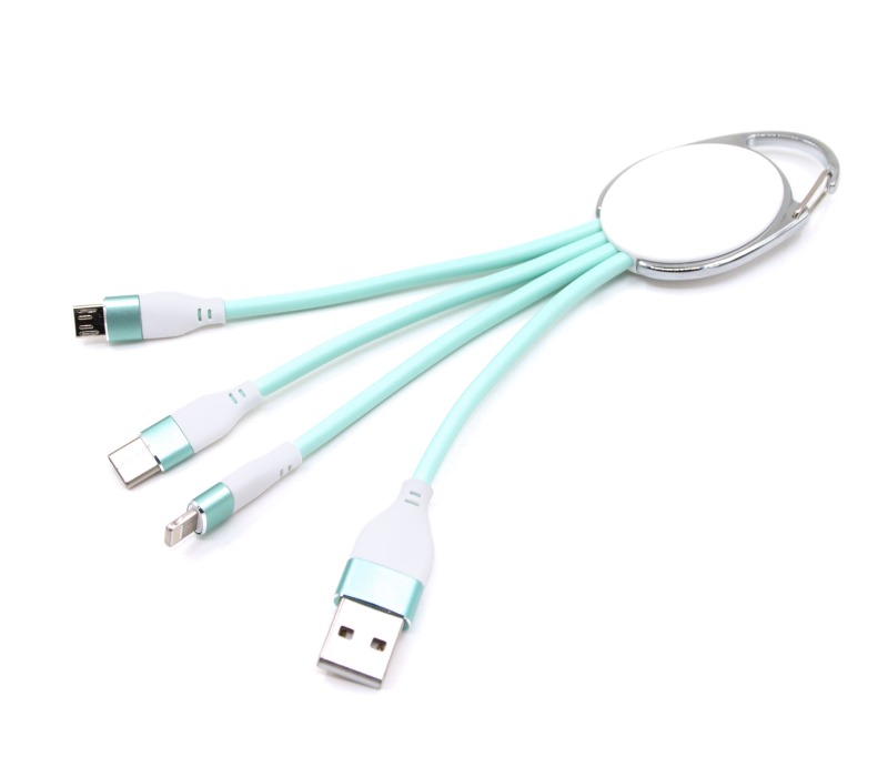 3-in-1 Keychain Charging Cable 2