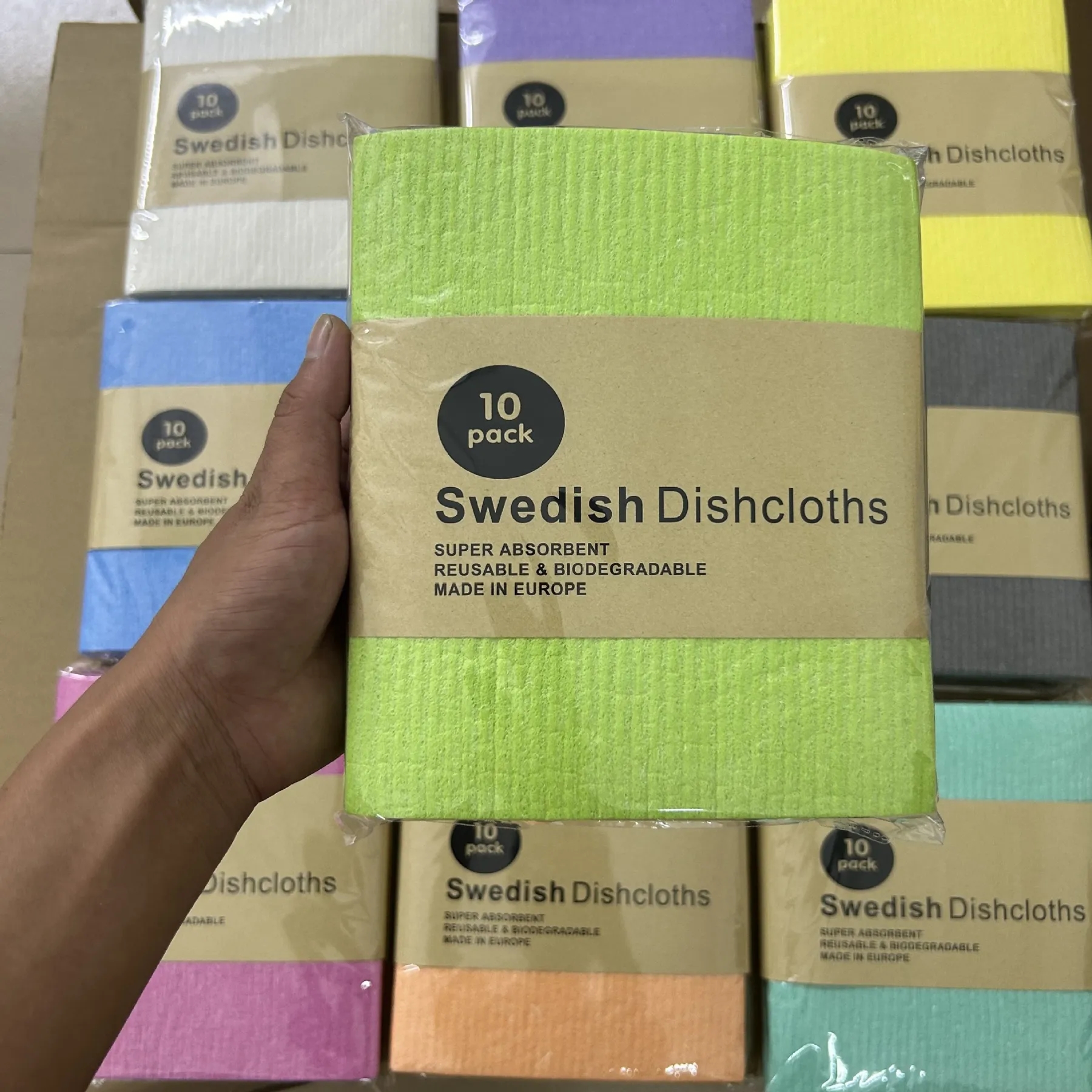 Solid Color Degradable Napkins Cloth 16
