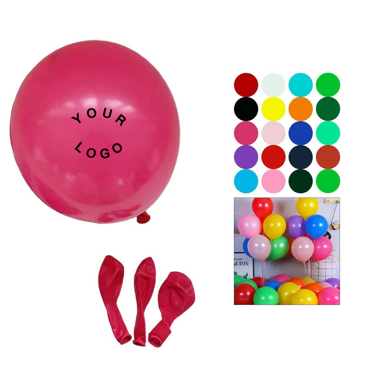 Thick Latex Balloons 12 Inch Long Lasting 4