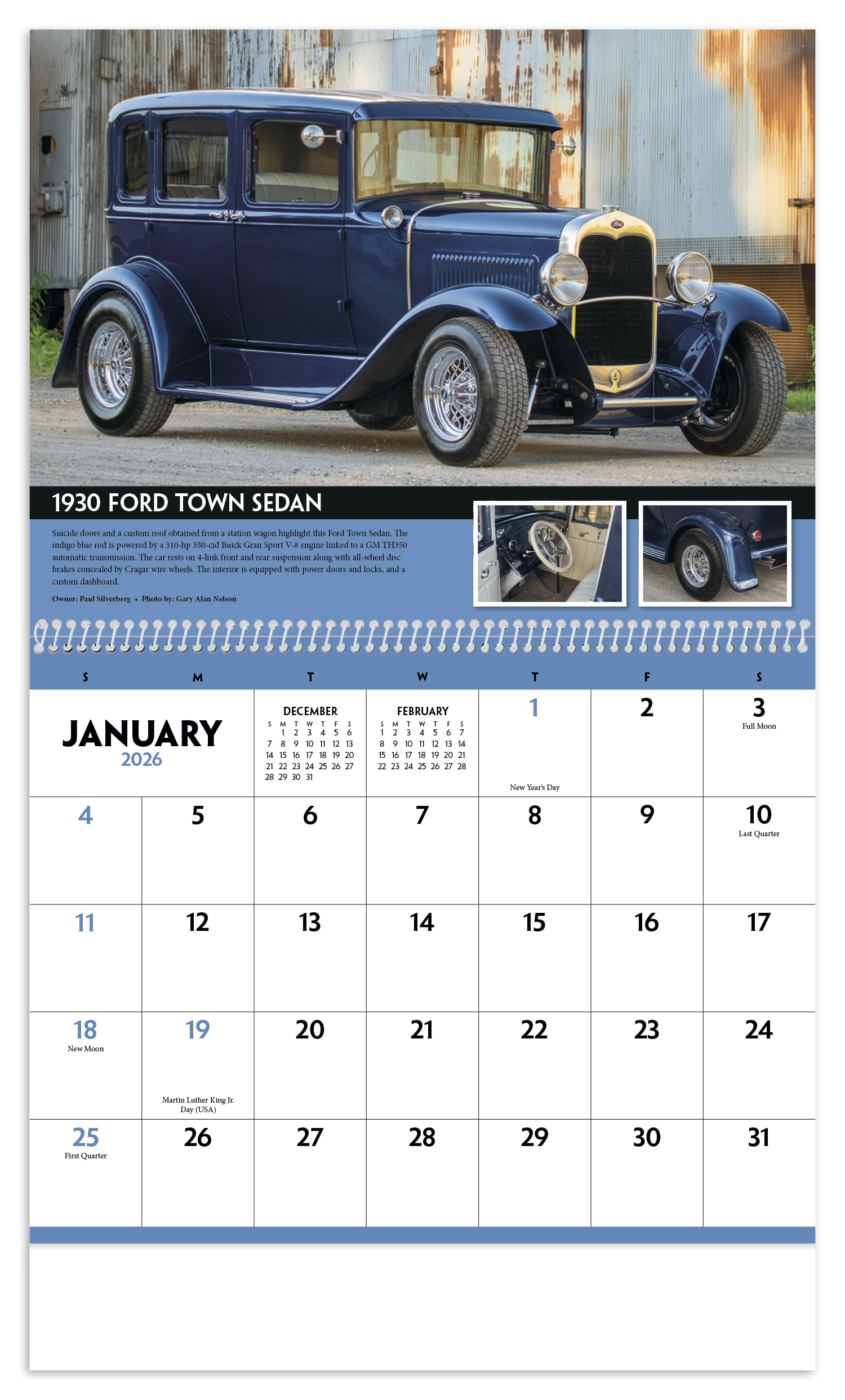Triumph® Calendars Street Rods Calendar 1