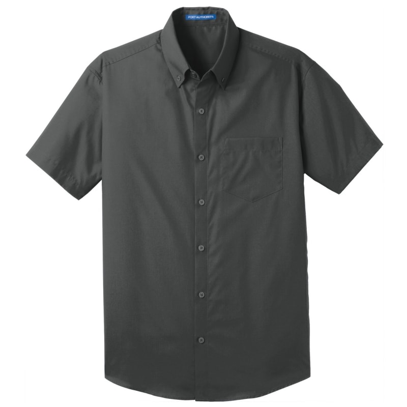 Port Authority Short Sleeve Carefree Poplin Shirt. 11