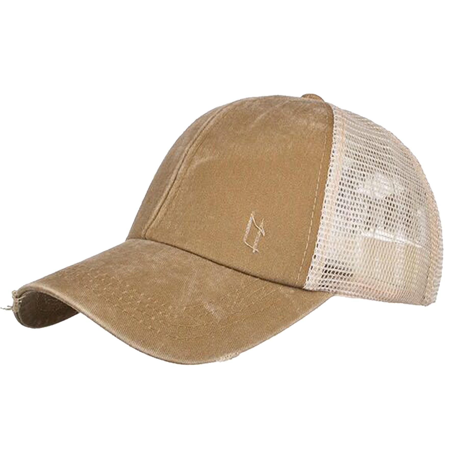 Crossed Ponytail Baseball Cap 4