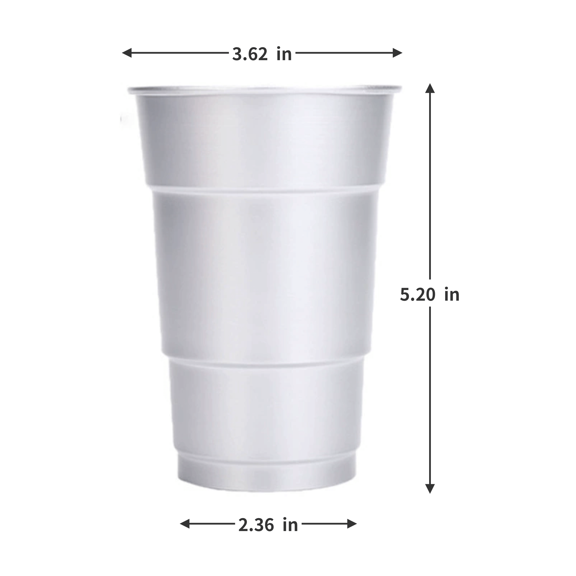 Lightweight Food-Grade Aluminum Outdoor Cup 2