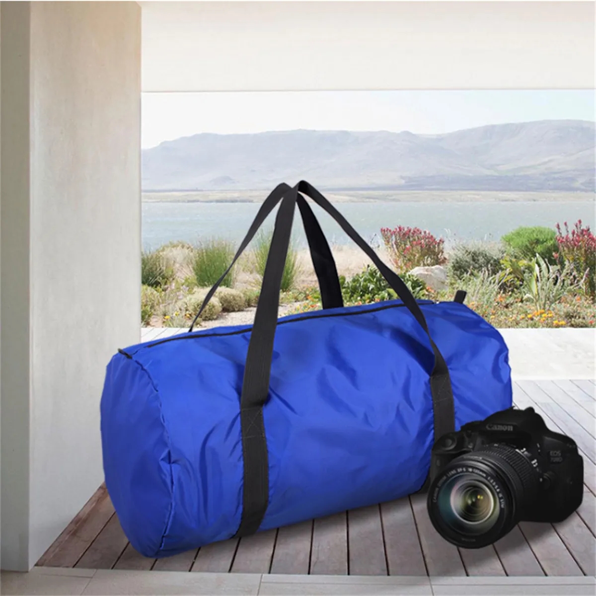 Foldable Duffel Bag Gym Lightweight for Men Women 5