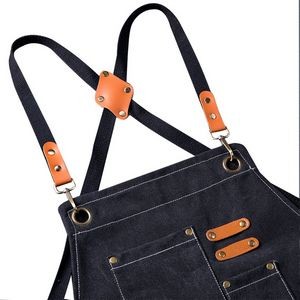 Adjustable Denim Bib Work Apron 3