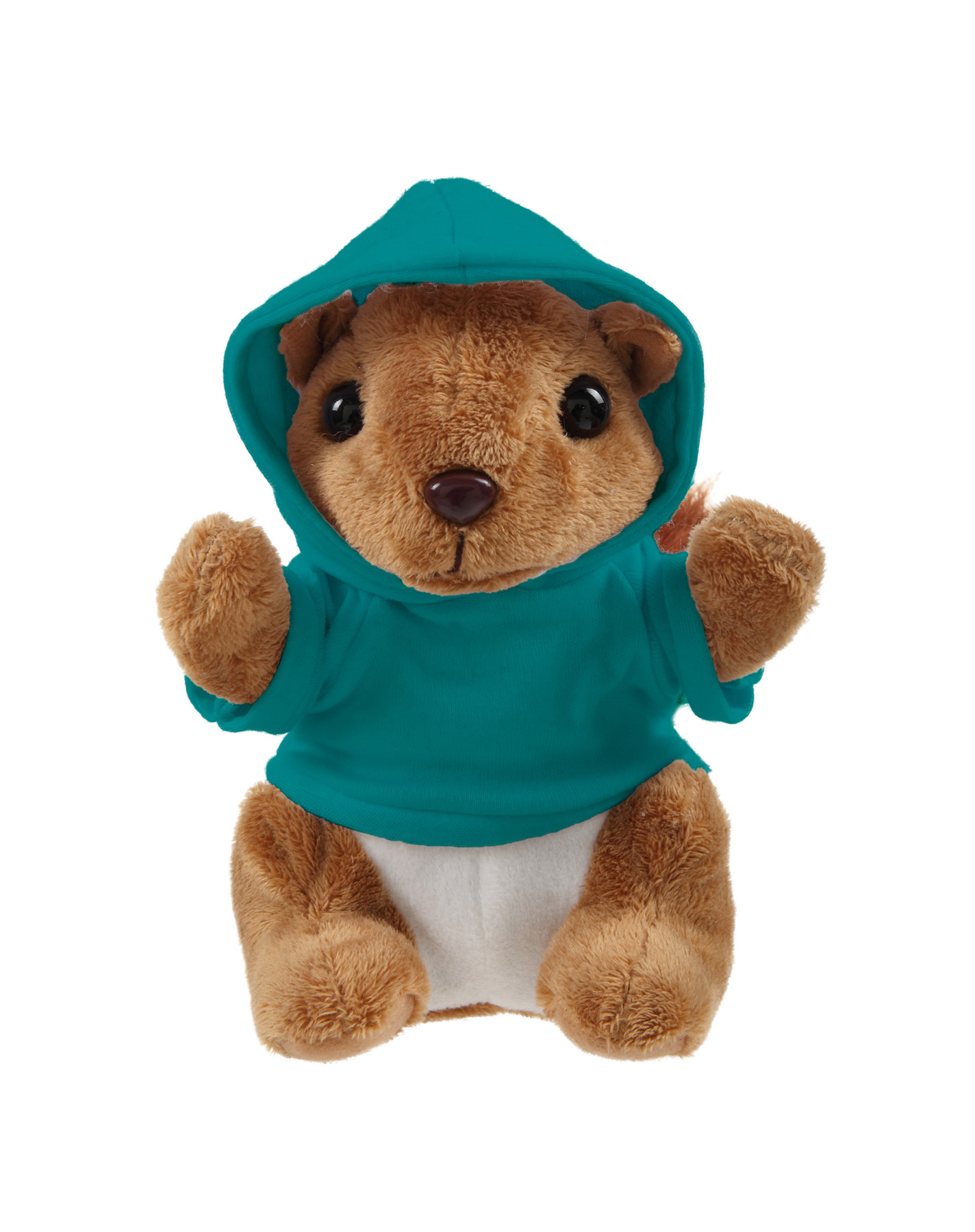 Soft Plush Sitting Squirrel wearing a Hoodie 9