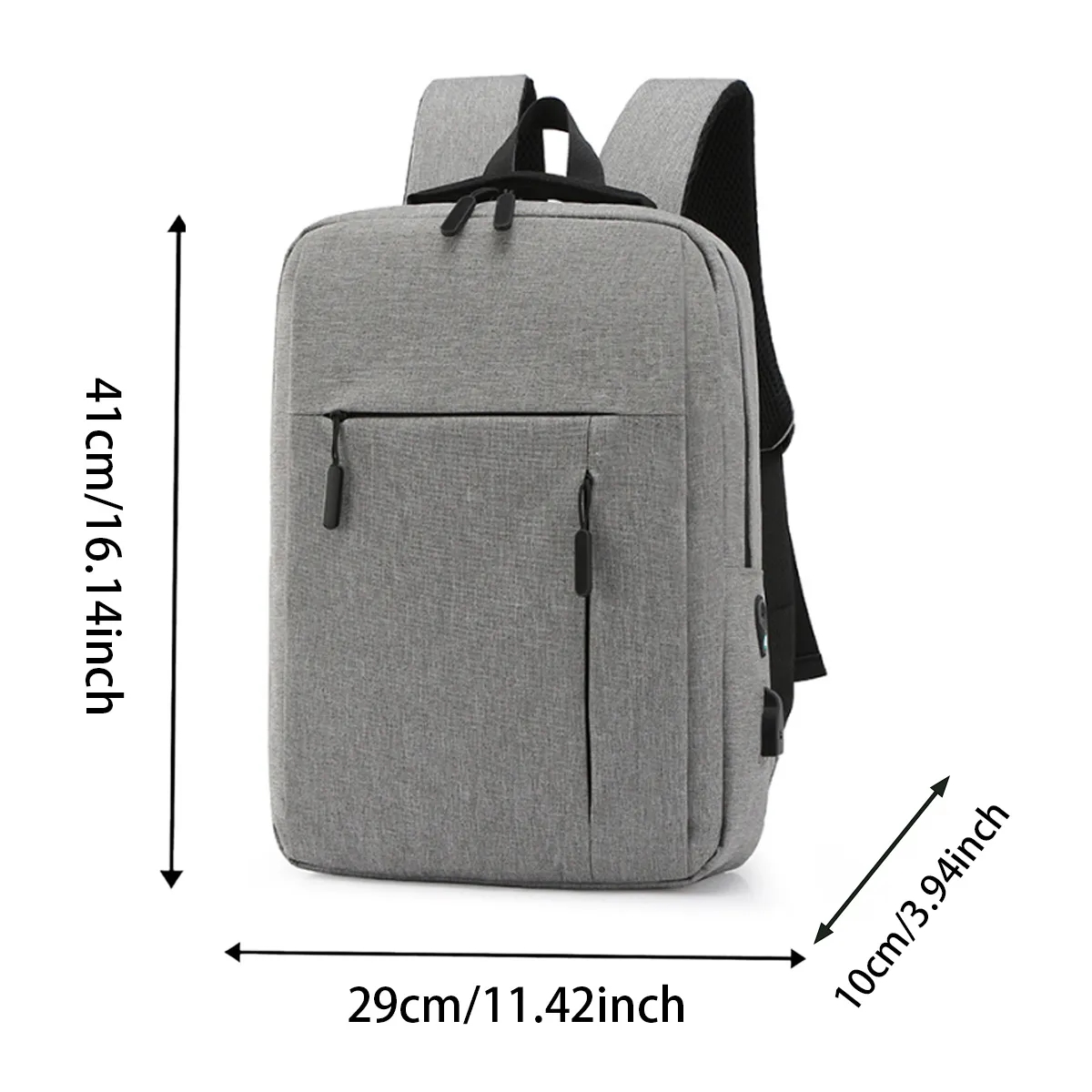 15.6 Laptop Backpack With USB Charging Port 5