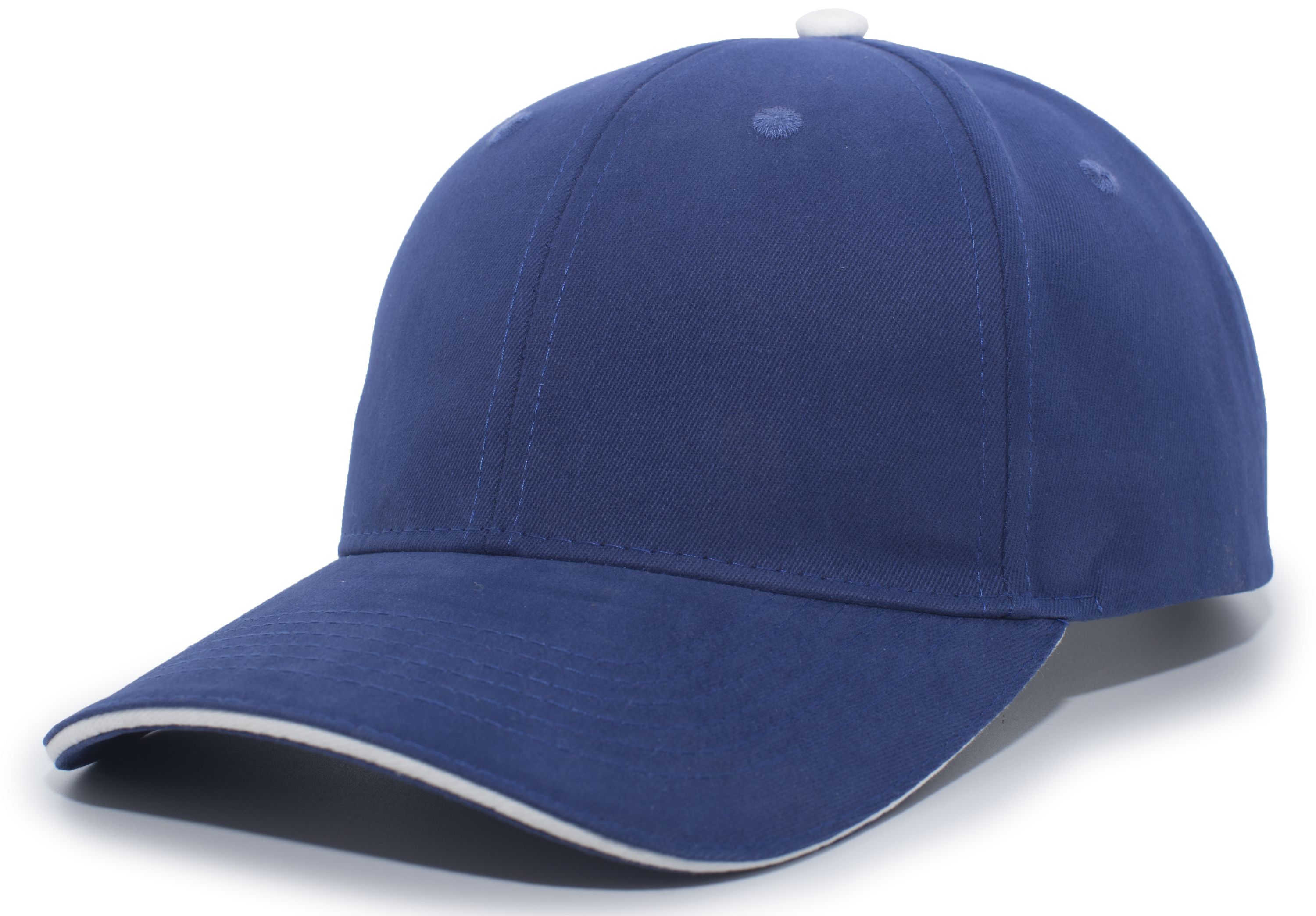 Brushed Twill Cap With Sandwich Bill 14