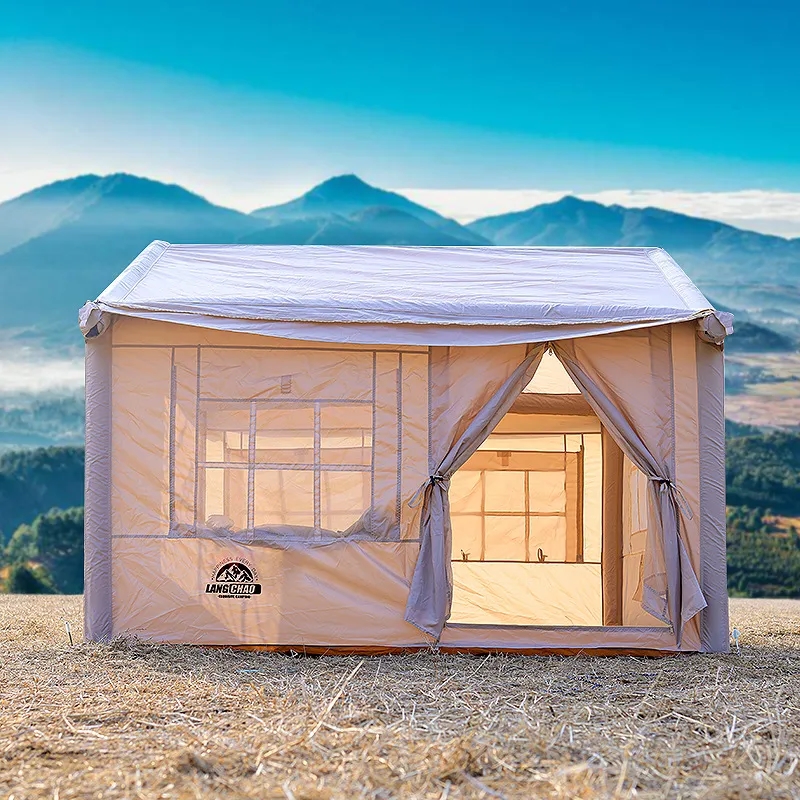 Inflatable Tent With Canopy 2