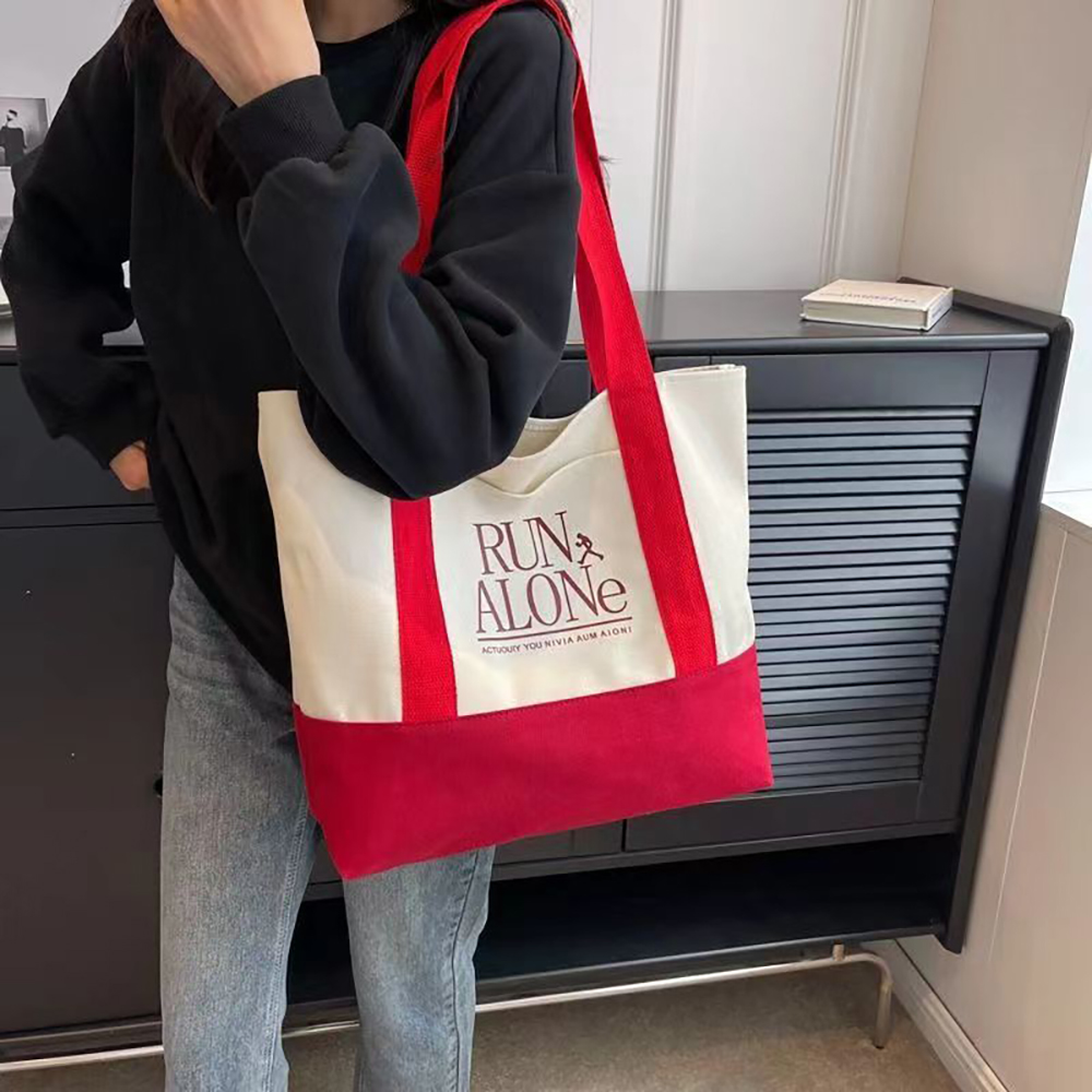 Trimmed canvas tote bag 4