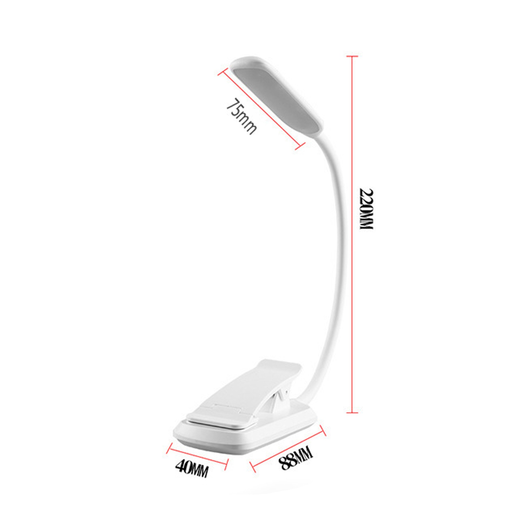 Clip On Rechargeable Reading Light 4