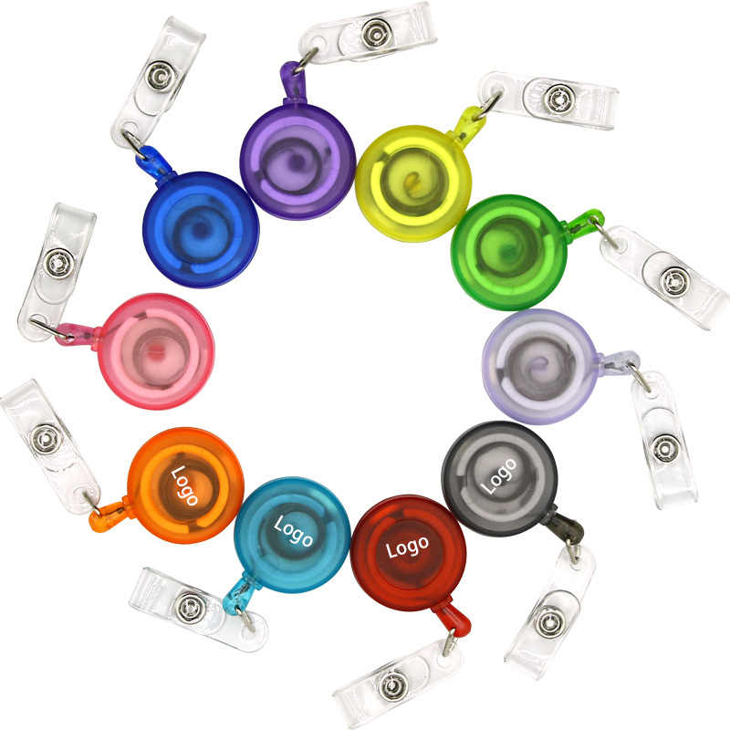 Transparent Badge Reel with Back Clip 4