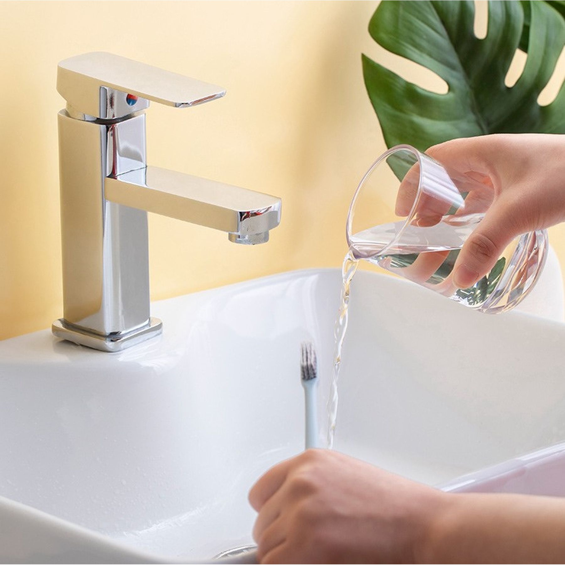10 Oz Glass Tumbler Cup For Bathroom Toothbrush Drinks Cup 9