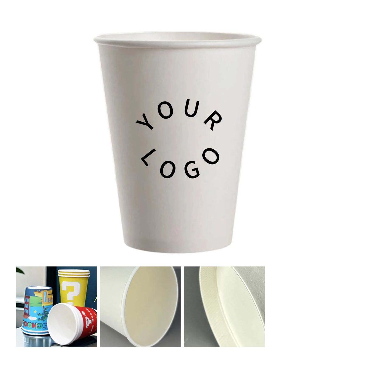 Sturdy Disposable Paper Cups for Cafes and Offices 1