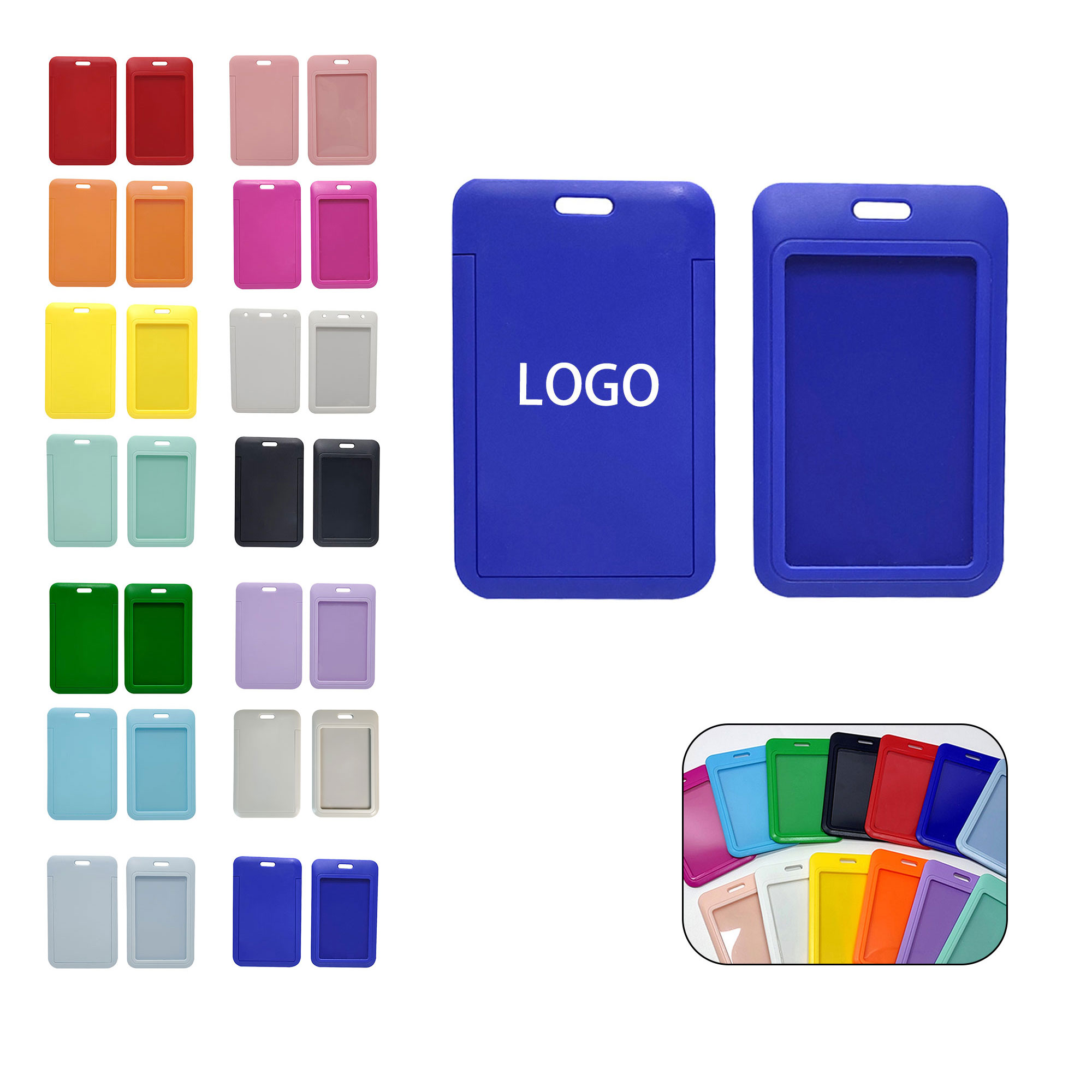 Durable ABS Push - Open Card Case 2