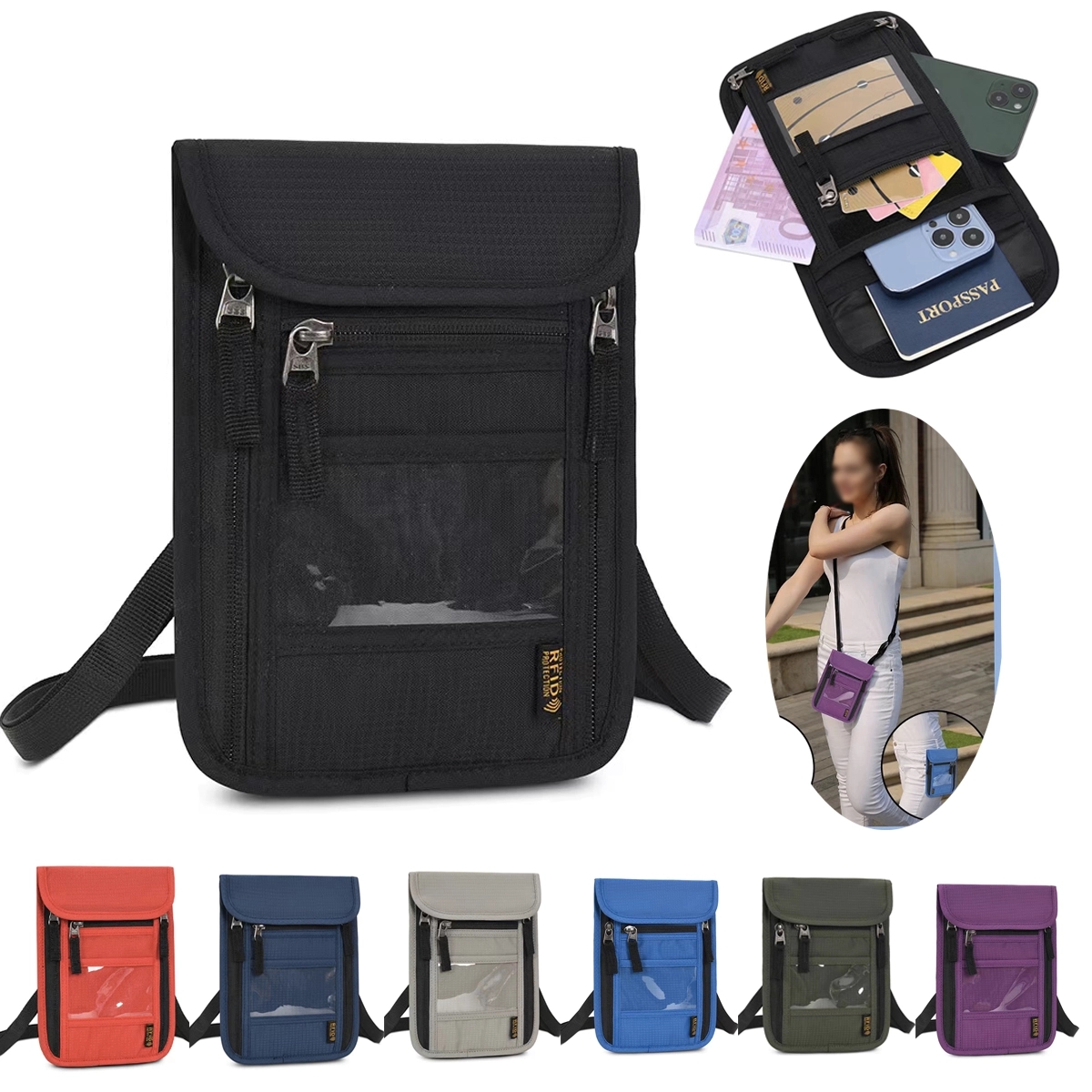 Multifunctional Travel Pouch Possport Wallet 3