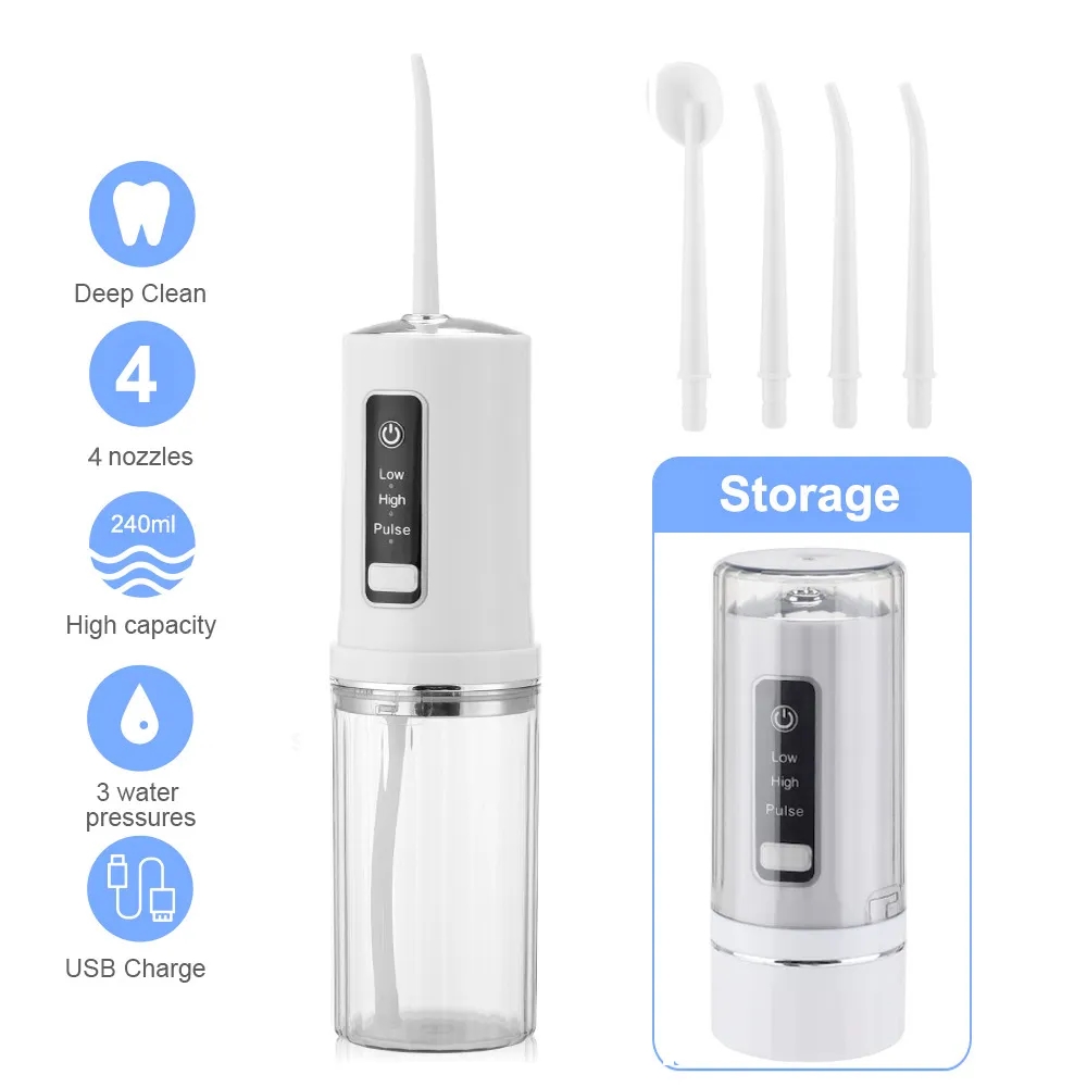 Portable Waterproof Flosser Tooth Cleaner 4